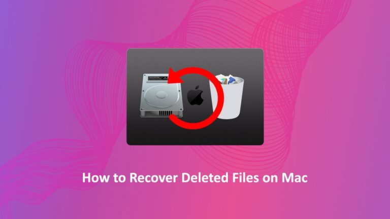 How to Recover Deleted Files on a Mac? [Quick Methods]