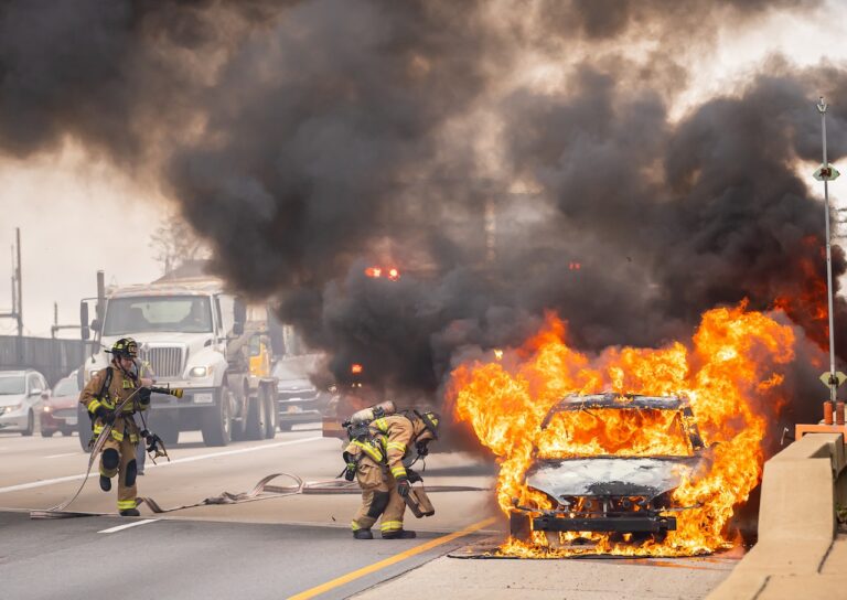 The Dangers of Battery Fires in Electric Vehicle Accidents