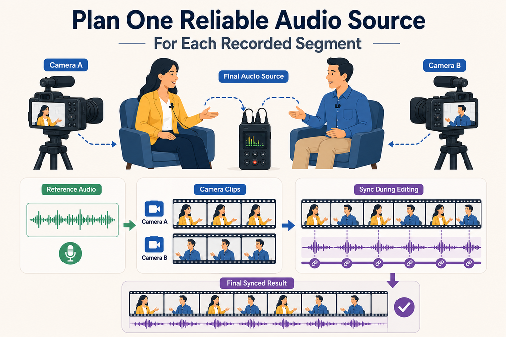 use mic record audio separately